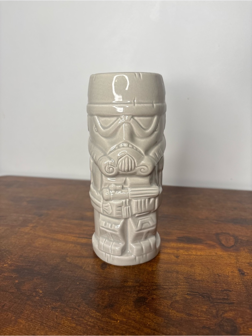 White Ceramic Stormtrooper Tiki Mug - Home Decor Drinkware
